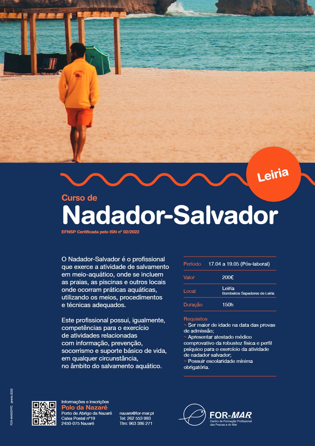 Imagem Curso de Nadadores – Salvadores Profissionais para Leiria