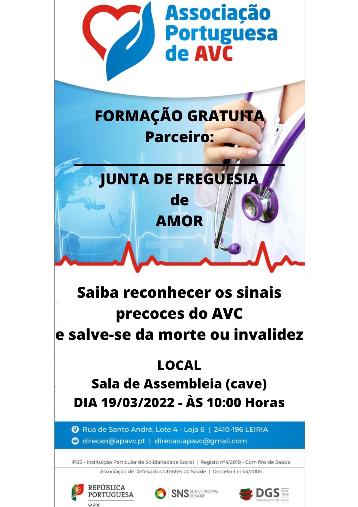 Imagem Associação Portuguesa de AVC - Formação gratuita