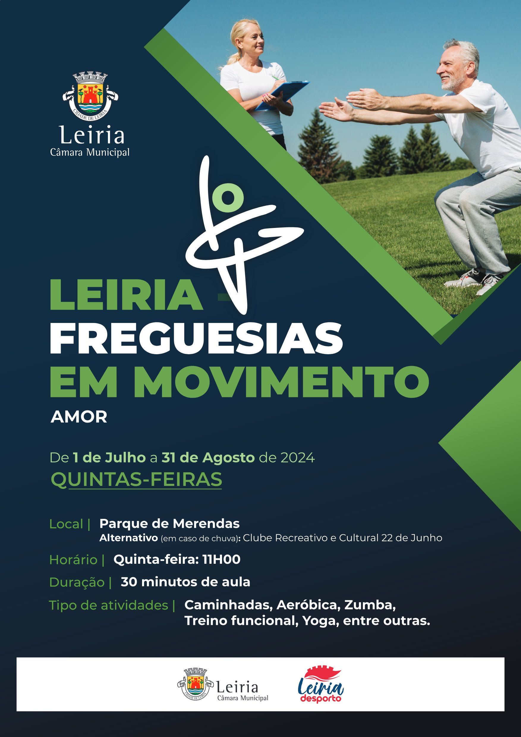 Imagem Leiria Freguesias em Movimento | julho e agosto