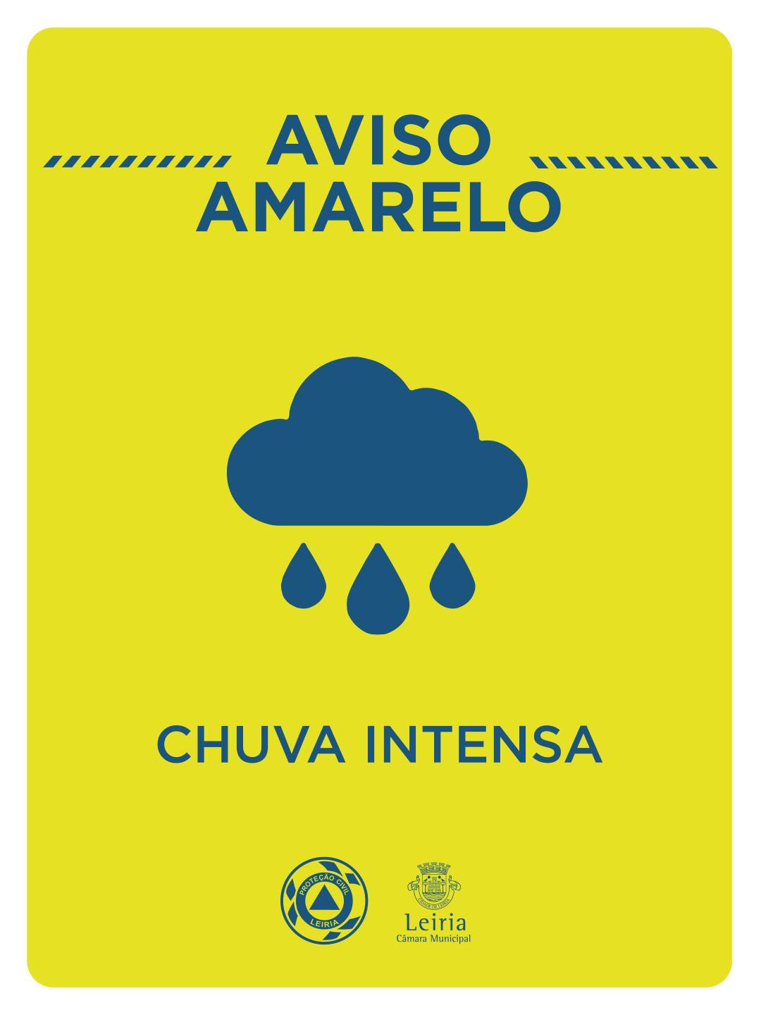 Notícia Aviso Amarelo de Chuva e trovoada | 28 outubro 2025