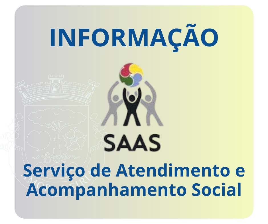 Notícia Alteração de Datas | Serviço de Atendimento e Acompanhamento Social (SAAS)